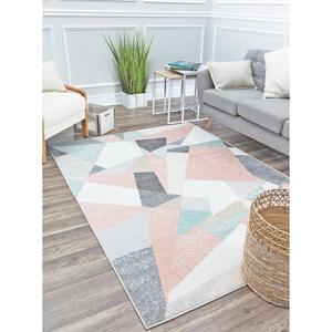 Rugs America(tm) Miko Milkshake Geometric Contemporary Area Rug alternate view