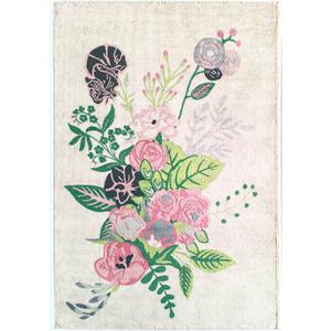 Rugs America(tm) Valentina Floral Charm Blush Transitional Area Rug