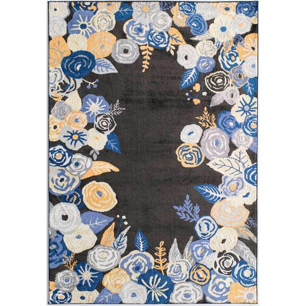 Rugs America(tm) Valentina Royal Blossom Transitional Area Rug