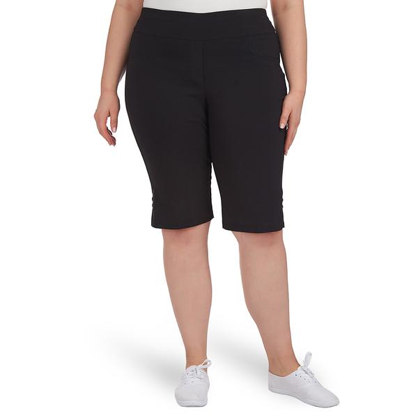 Plus Size Hearts of Palm Essentials Tech Stretch Bermuda Shorts