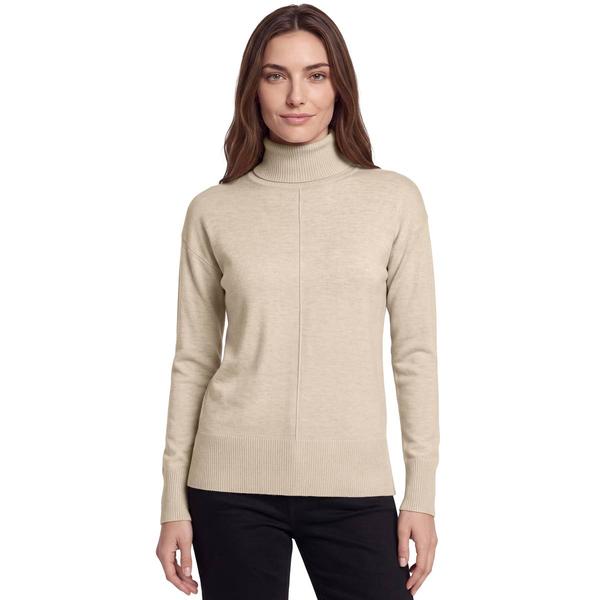 Womens Preswick & Moore(R) Long Sleeve Solid Turtleneck Sweater alternate view