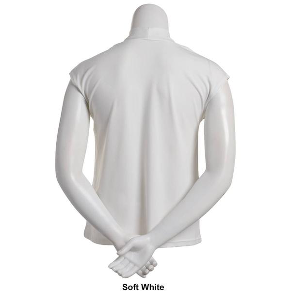 Womens Emaline Essentials Dolman Sleeve V-Neck Crepe Blouse alternate view