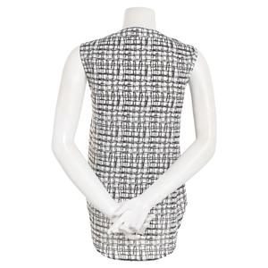 Plus Size Emaline Essentials Sleeveless Brushstroke Check Blouse alternate view