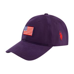 Mens U.S. Polo Assn.(R) Dad Cap with Embroidered Flag alternate view