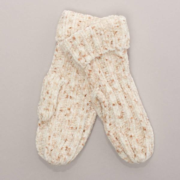 Womens Cuddl Duds(R) Chenille Speckle Mittens