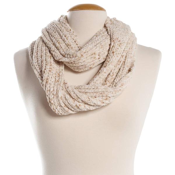 Womens Cuddl Duds(R) Chenille Speckled Infinity Scarf