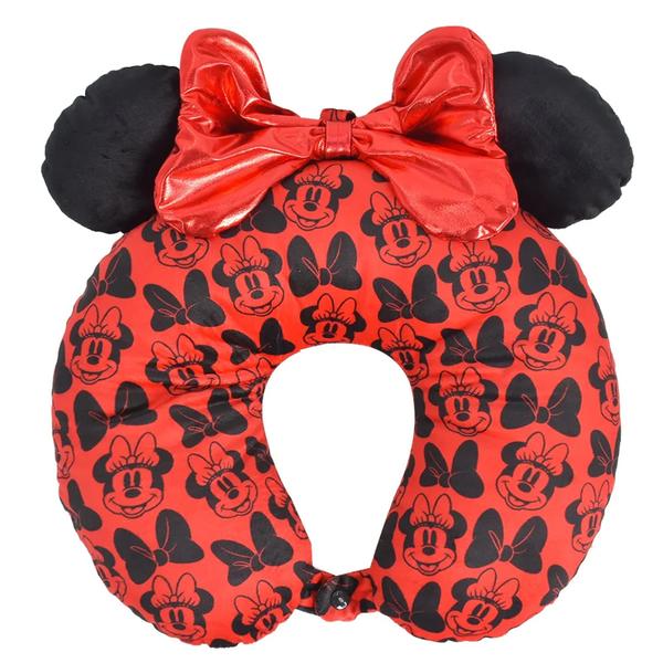 Minnie Mouse Neck Pillow - Red/Black