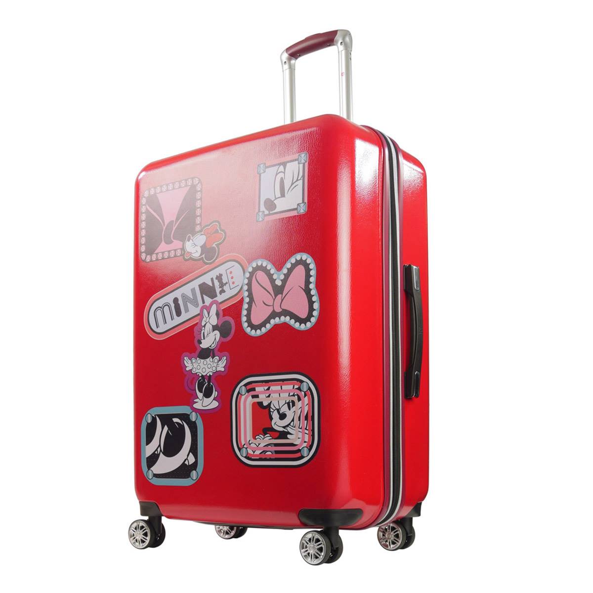FUL Minnie Mouse 29in. Patch Design Hardside Luggage