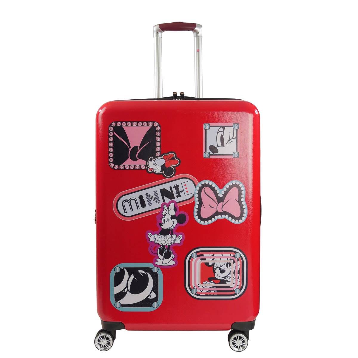 FUL Minnie Mouse 29in. Patch Design Hardside Luggage