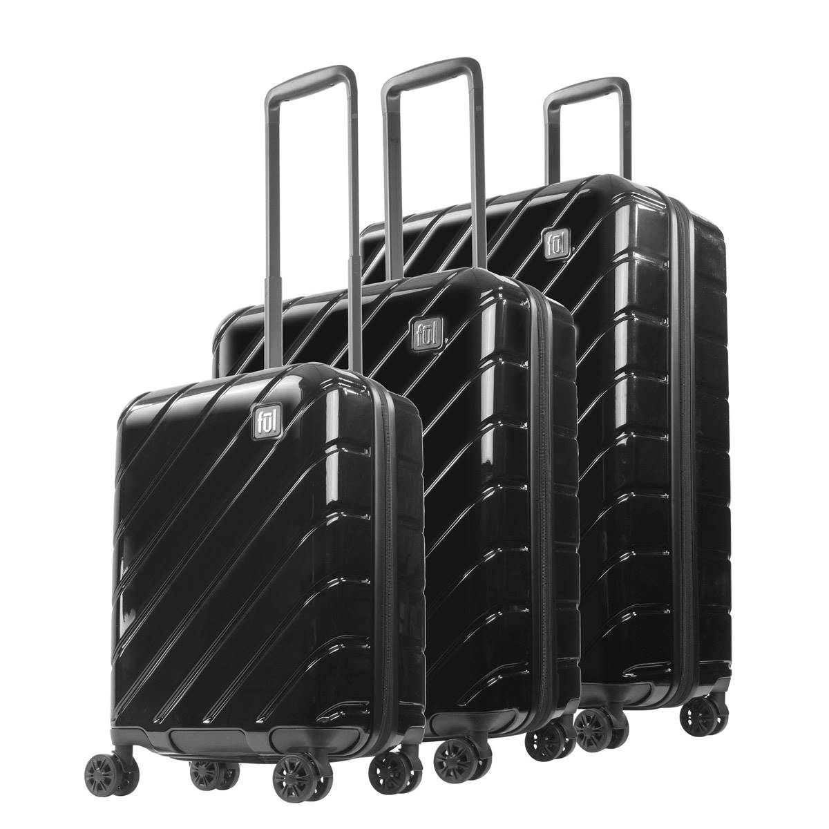 FUL 3pc. Velocity Hardside Spinner Luggage Set