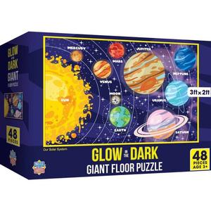 MasterPieces Glow in the Dark Solar System 48pc. Giant Puzzle