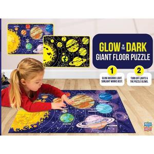 MasterPieces Glow in the Dark Solar System 48pc. Giant Puzzle alternate view