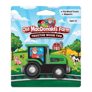 MasterPieces Old McDonald's Farm Wood Toy Tractor alternate view