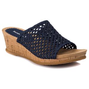 Womens BareTraps(R) Flossey Wedge Sandals