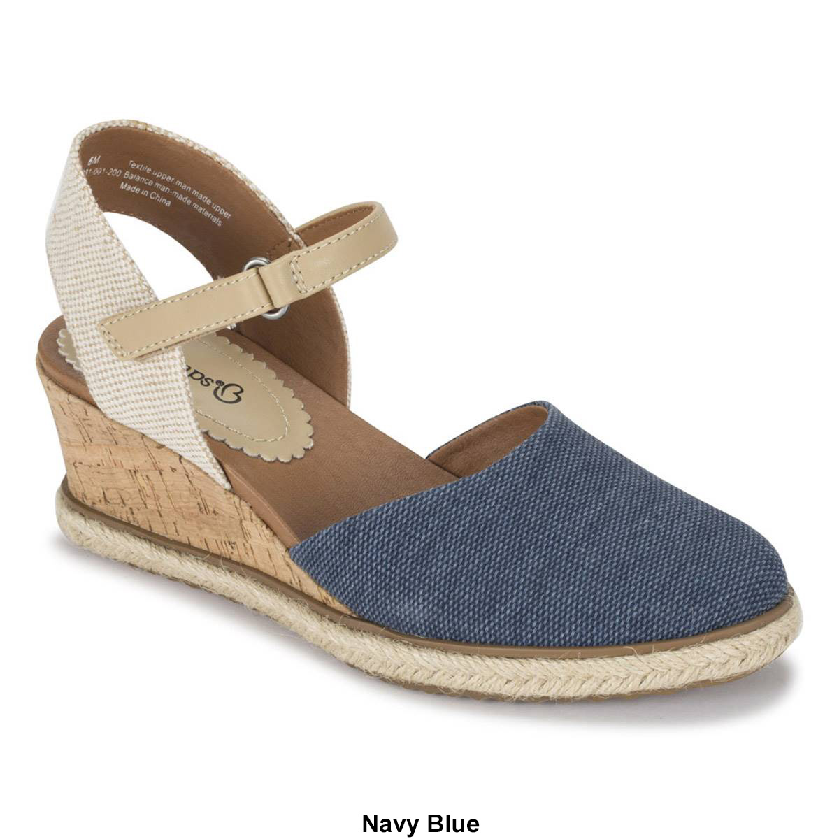 Womens BareTraps(R) Ocean Close Toed Espadrilles Wedge Sandals