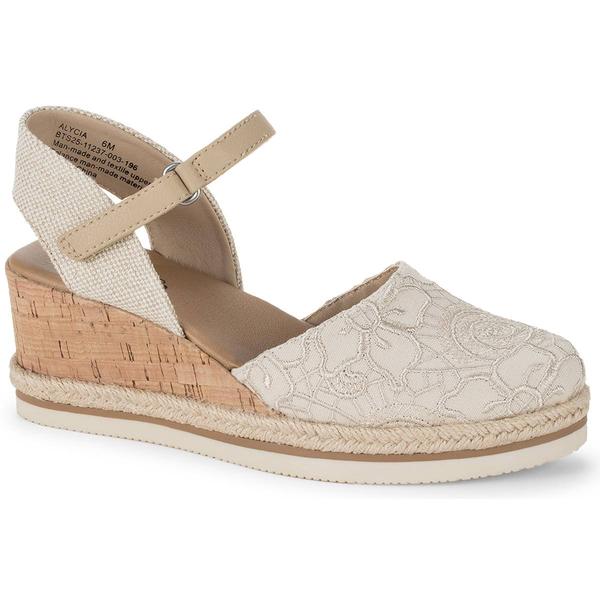 Womens BareTraps(R) Alycia Closed Toe Wedge Sandals