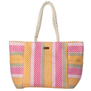 Sun 'N' Sand Pink Paper Straw Shoulder Tote alternate view