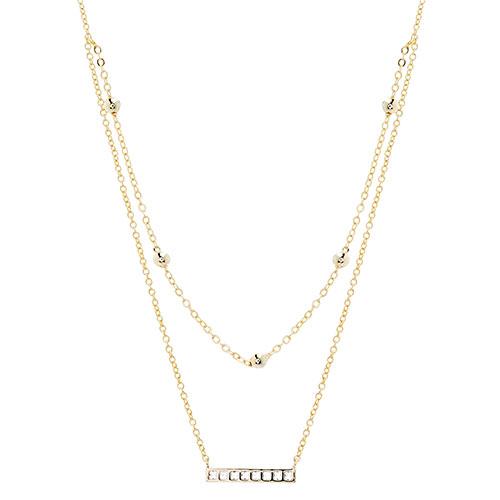 Fine Gold Plated & CZ Necklace