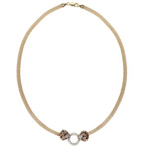 Crystal Leopard 18in. Pendant Necklace