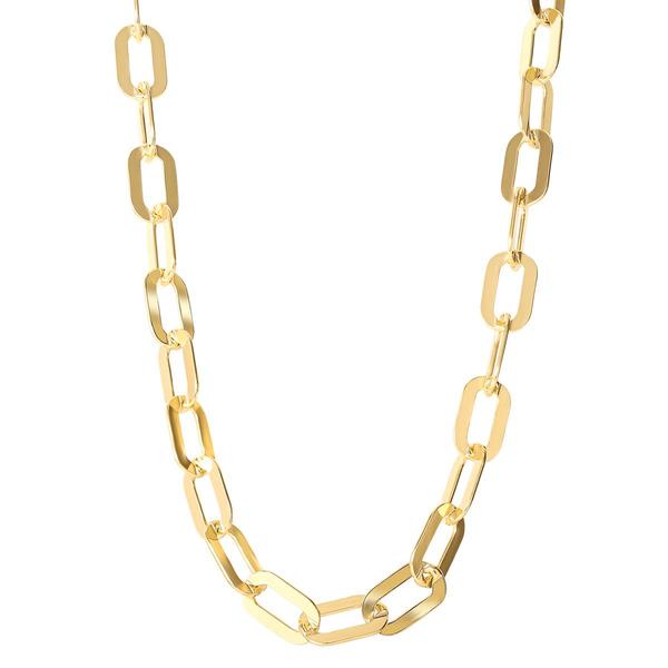 Ellen Tracy Gold Plated over Sterling Silver Link Chain Necklace