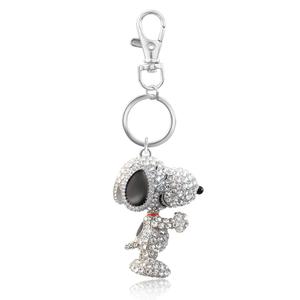 Peanuts(tm) Snoopy 3D Pave Keychain with Lobster Clip