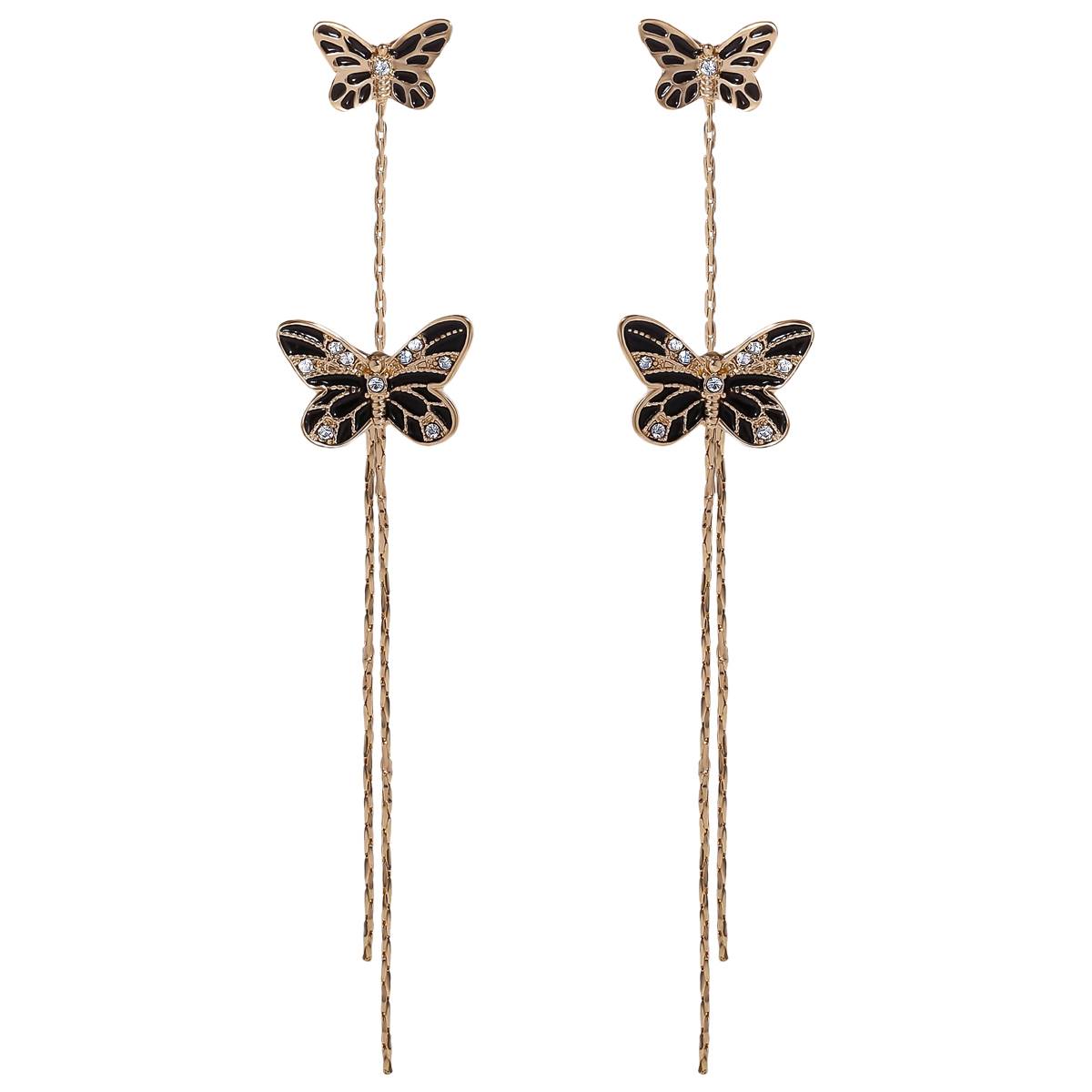 Jessica Simpson Butterfly Dangle Earrings