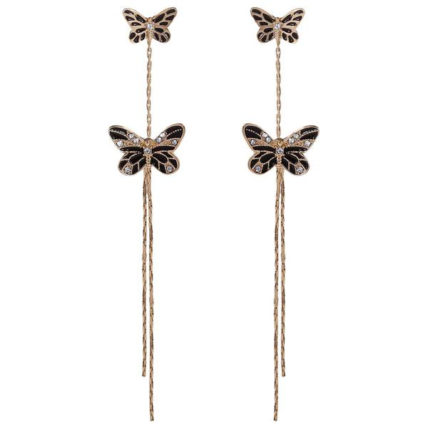 Jessica Simpson Butterfly Dangle Earrings