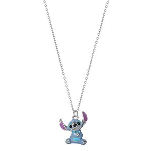 Disney Stitch Sterling Silver Enamel Pendant Necklace alternate view