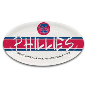 Magnolia Lane Philadelphia Phillies Melamine Oval Tray