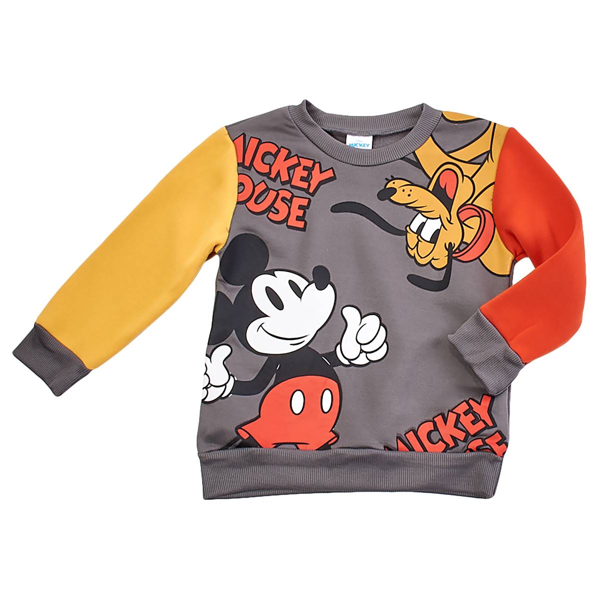 Toddler Boy Disney(R) Mickey & Pluto Fleece Sweatshirt