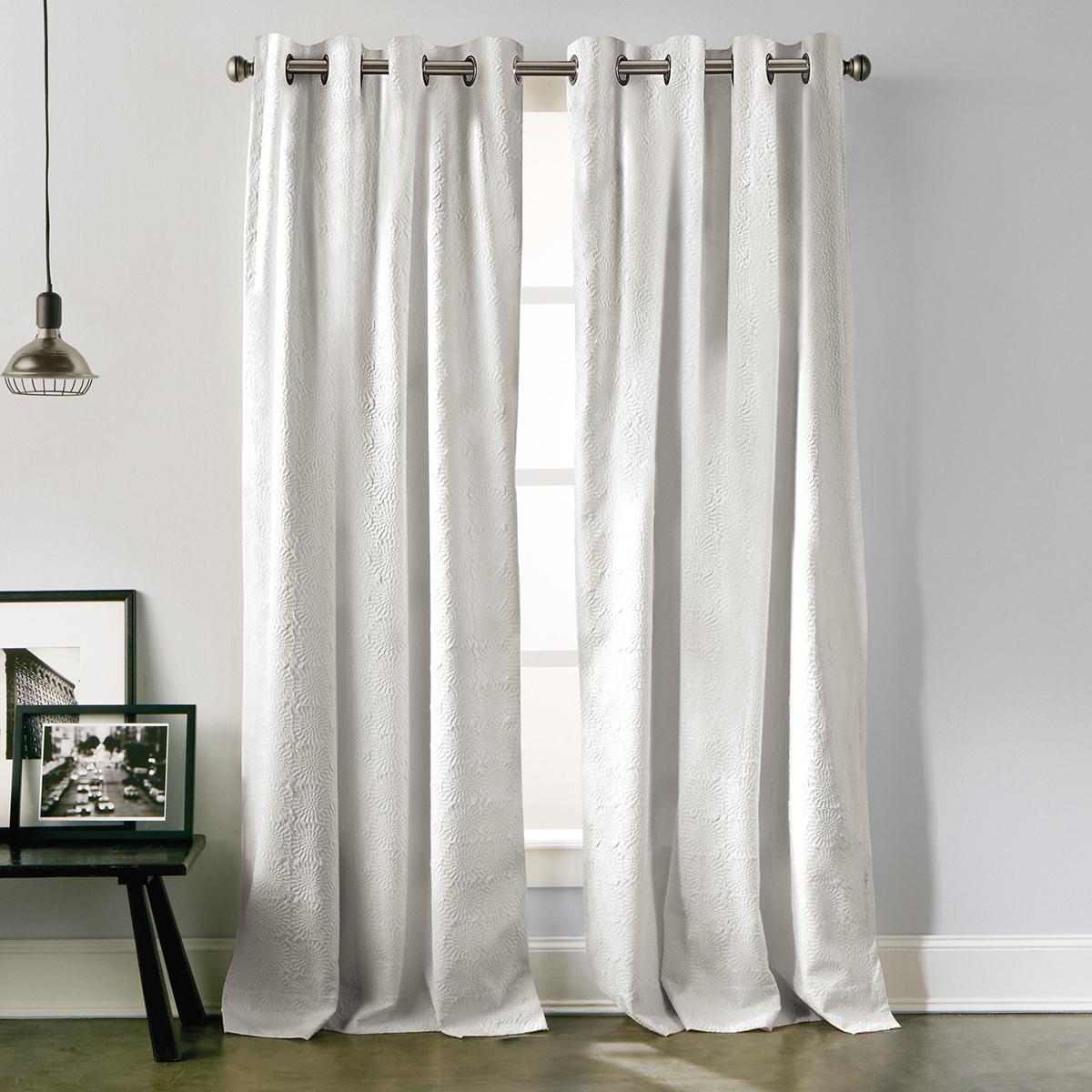 DKNY Chrysanthemum Microsculpted Lined Grommet Curtain Panel