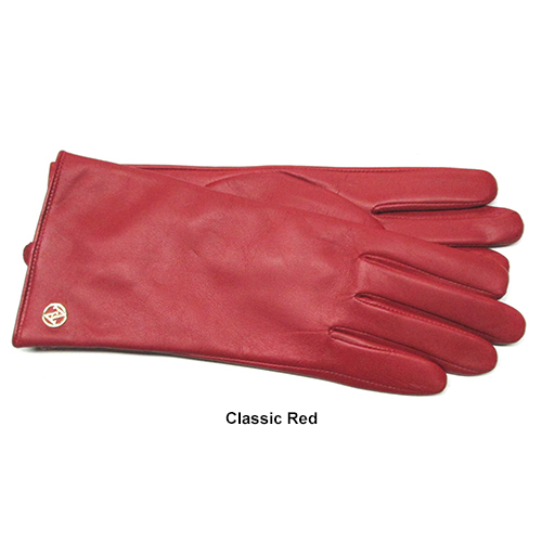 Womens Adrienne Vittadini Cashmere Blend Leather Gloves