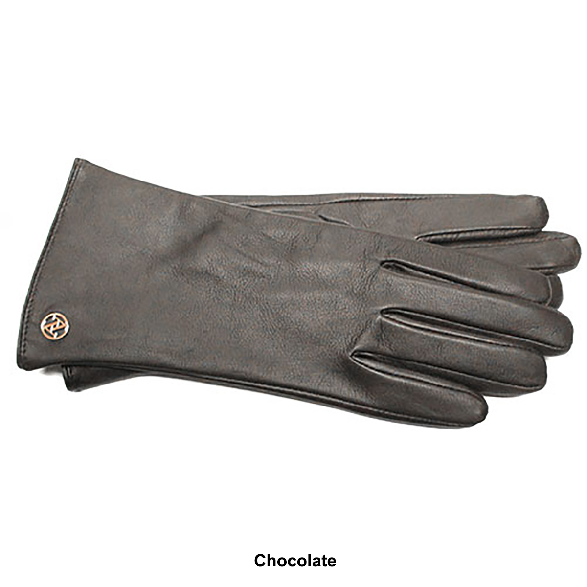 Womens Adrienne Vittadini Cashmere Blend Leather Gloves