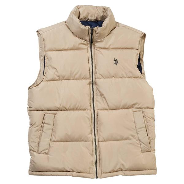 Mens U.S. Polo Assn.(R) Solid Signature Puffer Vest alternate view