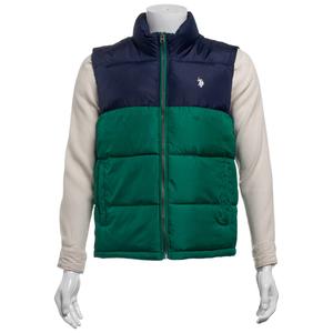Mens U.S. Polo Assn.(R) Color Block Puffer Vest alternate view