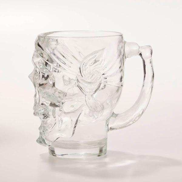 Clear Skull Mug alternate view