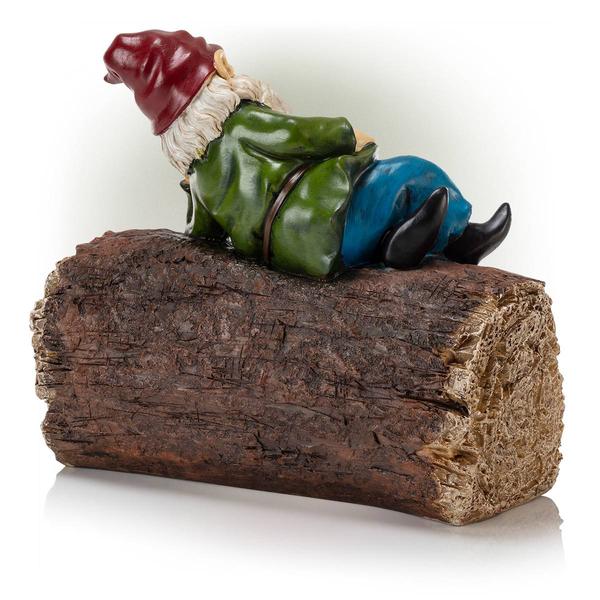 Alpine Welcome to My Garden Sign Gnome Statue alternate view