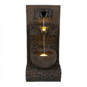 Alpine 3-Tier Cascading Fountain w/ Warm White LED Lights alternate view
