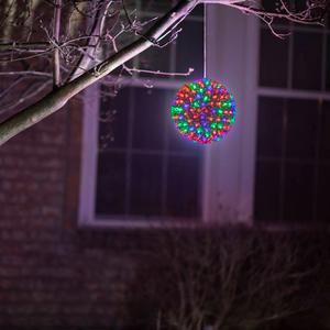 Alpine Multicolor Twinkling Sphere LED Christmas Ornament alternate view