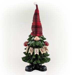 Alpine LED Christmas Tree Cheer Gnome Statue