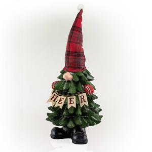 Alpine LED Christmas Tree Cheer Gnome Statue alternate view