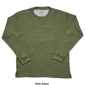 Mens Preswick & Moore(R) Long Sleeve Thermal Crew Neck Pajama Shirt alternate view