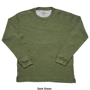 Mens Preswick & Moore® Long Sleeve Thermal Crew Neck Pajama Shirt
