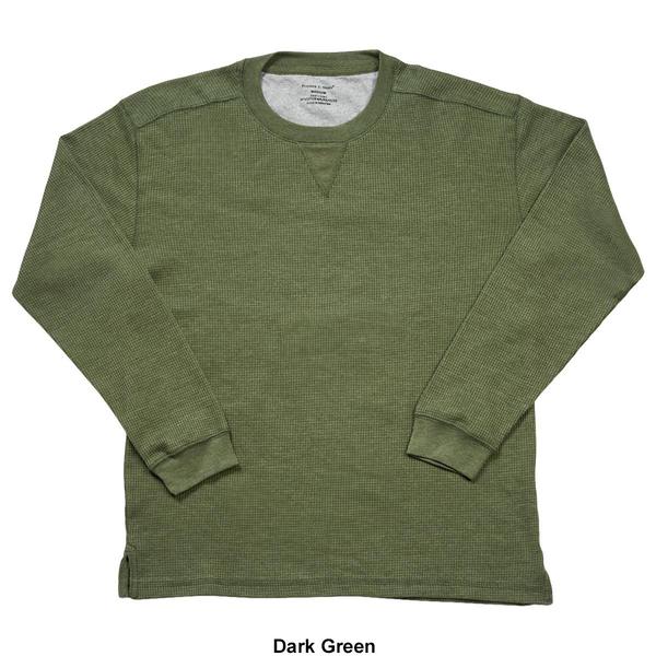 Mens Preswick & Moore(R) Long Sleeve Thermal Crew Neck Pajama Shirt alternate view