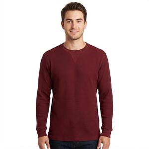Mens Preswick & Moore(R) Long Sleeve Thermal Crew Neck Pajama Shirt