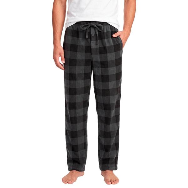 Mens Architect(R) Fleece Sleep Pants - Black/Grey