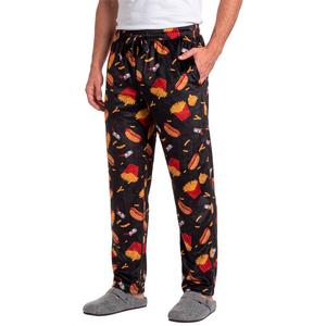 Mens Preswick & Moore(R) Fries Silky Fleece Pajama Pants