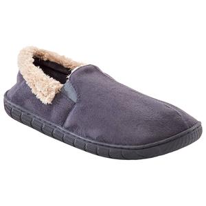 Mens Jackson Hole Microsuede Moccassin Sherpa Trim Slipper