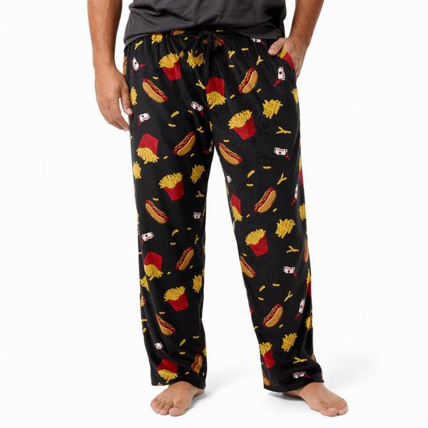 Mens Big & Tall Preswick & Moore(R) Fries Silky Fleece Pajama Pants