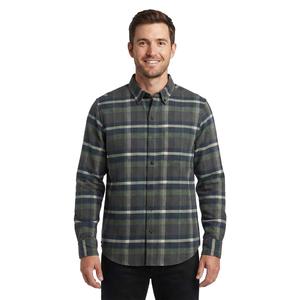Mens Jackson Hole Flannel Shirt - Sage/Blue